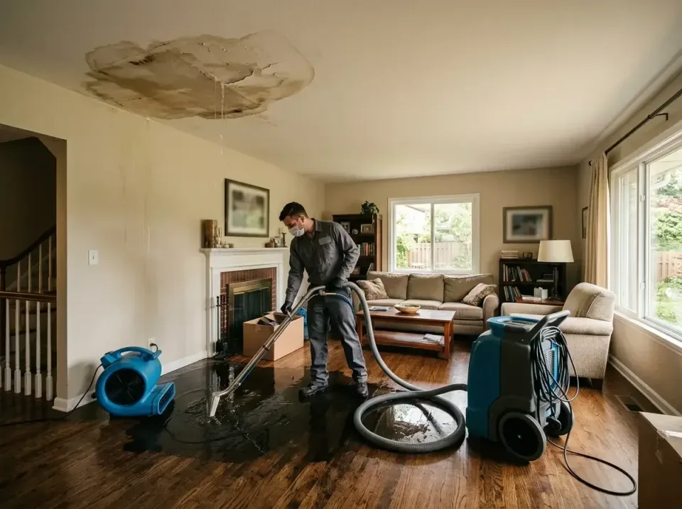 attic-pipe-burst-ceiling-drip-008 — frequently asked questions, Water Damage Restoration & Carpet Care in Gainesville, VA